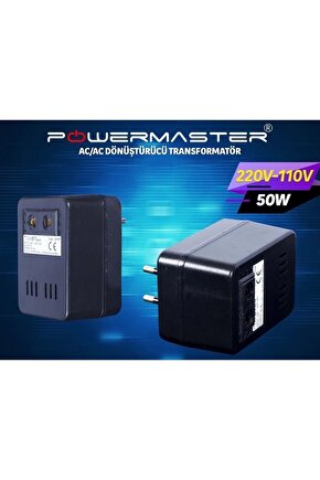 50 Watt AC 220 Volttan 110 Volt Düşürücü Dönüştürücü Adaptör BSN9-JK63