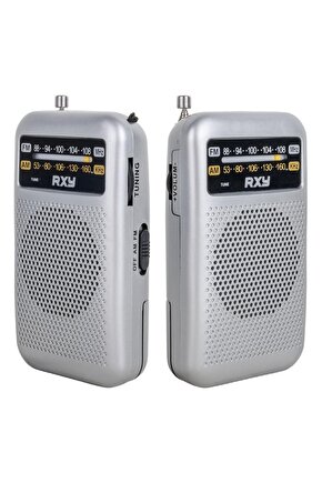 Art002 K01 Roxy Rxy-Soprano Cep Tipi Mini Analog Radyo Bernami Yeni