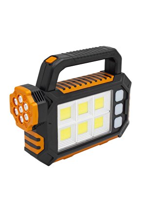 Hs-8029-7-b 3 Çalışma Modlu 6 Cob Ledli Taşınabilir Solar Lamba