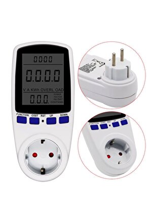 Yeni Estevia Dp Wattmetre Elektrik Ölçüm Cihazi (230V-3680W-Max-16A) (4172) Company