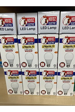 E27 Led Ampul 9 Wat