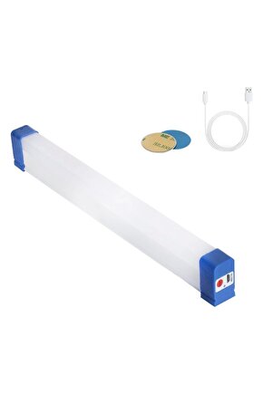 BK-300 MIKNATISLI ŞARJLI SOLAR LAMBA 32 CM (2 PARÇA HALİNDE PANELİ UNUTMA) (4887)