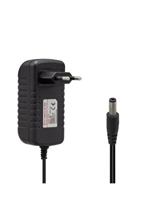 PM-4531 12 Volt - 2 Amper 5.5*2.5 Mm Uçlu Plastik Kasa Priz Tipi Adaptör