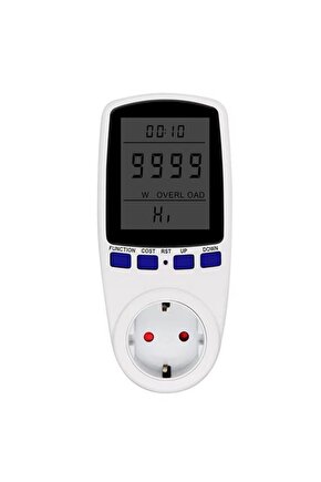 Powermaster Pm-001 Digital Wattmetre Elektrik Ölçüm Cihazi (230V-3680W-MAX-16A)