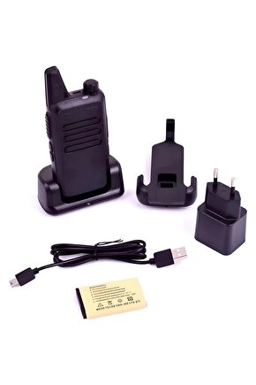 Çaycı Telsizi Tekli Paket Kulaklık Hediyeli Full Set