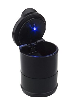 Mavi Led Işıklı Araç İçi Küllük.