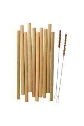 Bambu Pipet Seti 10Lu Set
