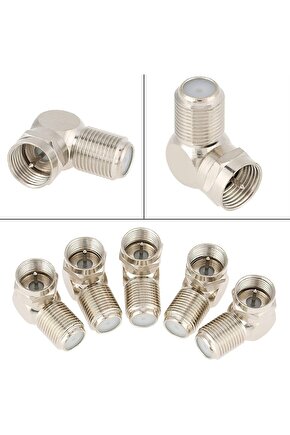 F Konnektör L Fiş 90 derece 10 ADET L Anten Başlığı MİMBShopp 1055529