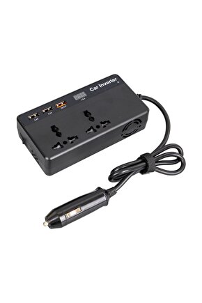 200 Watt 3 Usb Girişli Araç Elektrik invertörü 220 Volt KPF63-6F11