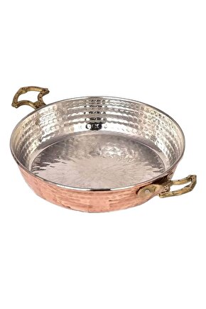 22 cm BAKIR SAHAN TAVA YUMURTA TAVASI BAKIR