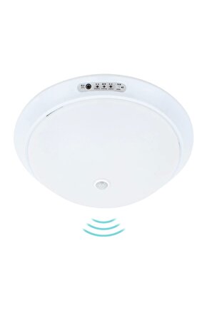 Powermaster Pm-7672 95mm Beyaz 24 Ledli Sensörlü Şarjlı Tavan Lambası
