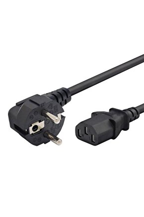 Power Güç Kablosu Bilgisayar Monitör Power Güç Kablosu 1.8 Metre