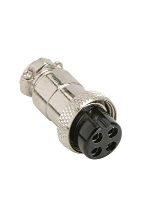Mike Konnektör 4-Pin 16mm - Dişi