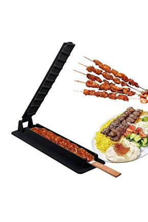 Düz Şişlere Uyumlu Hızlı Kebap Hazırlama Kalıbı AXE9-7F3
