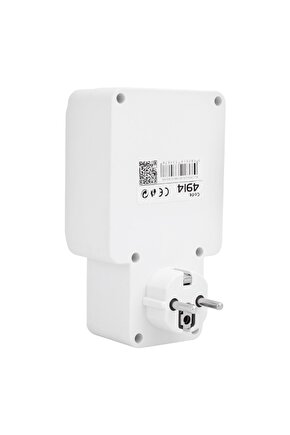 220 Volt 16 Amper Tekli Akım Korumalı Sigortalı Priz (4172) alithestereo