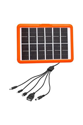 Güneşten Cihazları Şarj Etmek için 6 Volt 1.33 Amper 8 Watt Solar Panel AXE3-K7