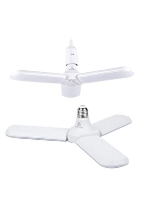 Pm-24464 220 Volt E27 Duy 60 Watt 3 Kollu Pervane Beyaz Led Ampul (Lisinya)