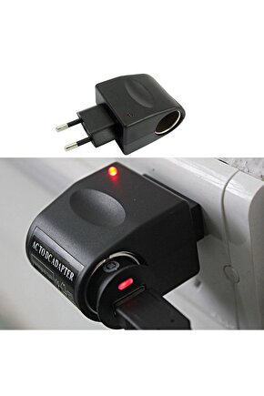 Ac To Dc 220 Volt Çakmak Fişi Çevirici Adaptör İNPUT:220V - OUTPUT 12V 500MAH