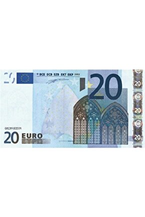 Oyun Kağıdı Geçersiz Düğün Kutlama Parti Şaka Parası 100 Adet 20 Euro