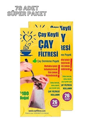 Çay Demleme Poşeti Çay Filtresi * 3 Paket * 78 Poşet*çok Al Az Öde