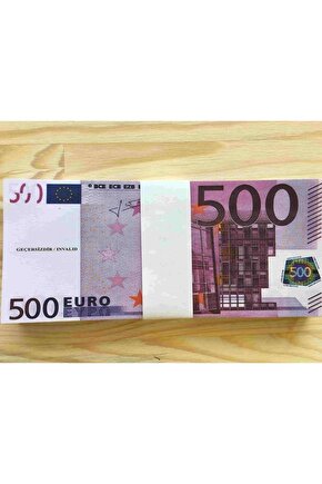 Gerçekci 1. Kalite Gramajlı 100000 Euro 2 Deste Kına Parası