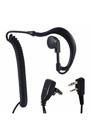 Bas Konuş Wln Mars Pro Zastone Retevis Pmr Telsiz Kulaklık 2pin 3.5mm x 2.5mm Spiral Kulaklığı