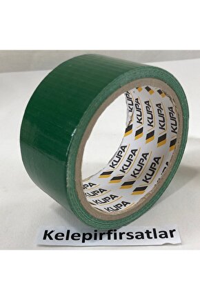 10 Tane Türk Malı 10 Metre Yeşil Renkli Tamir Bandı 48mm Genişlik Dayanıklı Su Geçirmez Bant