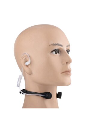 Nktech Tyt Hty Puxing Mars Wln Akustik Boyun Tipi El Telsiz Şeffaf Mikrofon Kulaklık Seti