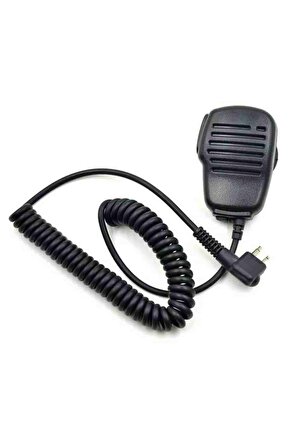 Tc-2000 Pmr Band Uhf El Telsizi Için Yaka Mikrofonu Su Geçirmez El Telsiz Mikrofon