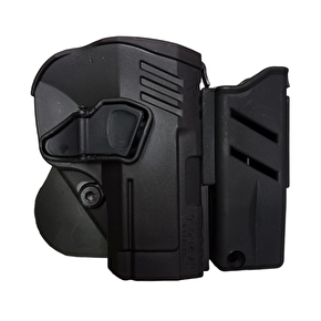 Sag El Siyah Renkli Toma Holster Sarsilmaz Sar 9 F 92 Beretta Polimer Taktik Silah Kilifi Ve Sarjorluk