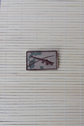 Jandarma Muhabere Kamuflaj Renkli Bez Brovesi