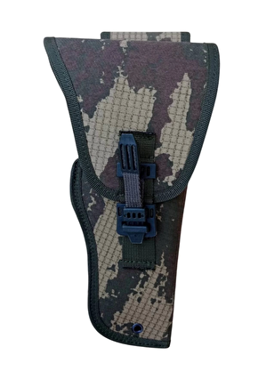 Sag El Kara Kuvvetleri Kamuflaj Renk Cirtli Kapakli Airsoft Sallamali Palaskaya Kemere Gecirmeli İmpertex Silah Kilifi