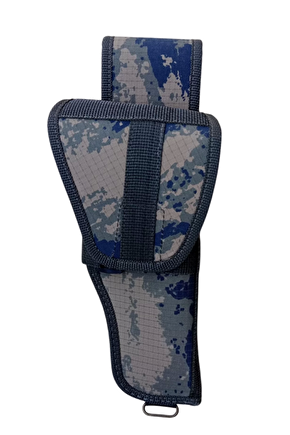 Sag El Hava Kuvvetleri Kamuflaj Renkli Cirtli Kapakli Airsoft Sallamali Palaskaya Kemere Gecirmeli İmpertex Silah Kilifi