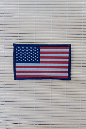 Amerikan Bayragi Nakis İslemeli Bayrak Arma Patch Pec