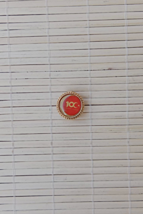 100. Yil Rozeti Ceket Yaka İgnesi Yaka Rozeti