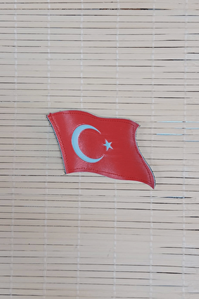 Kirmizi Beyaz Ayyildiz Dalgalanan Turk Bayrakli Tpu 3d Plastik Arma Patch Pec