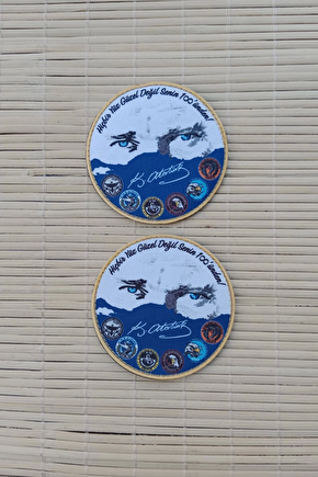Hicbir Yuz Guzel Degil Senin 100 Unden Yazili Mustafa Kemal Ataturk İmzali Fermateks Dokuma İslemeli Arma Pec Patch