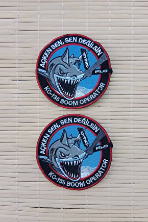 Acken Sen Sen Degilsin K C 135 Boom Operator Yazili Nakis İslemeli Arma Pec Patch