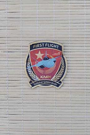 First Flight Kaan İstikbal Goklerdedir Yazili Fermateks Dokuma İslemeli Arma Patch Pec