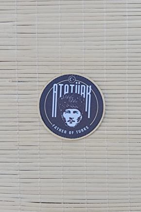 Ataturk Father Of Turks Yazili Fermateks Dokuma İslemeli Arma Patch Pec