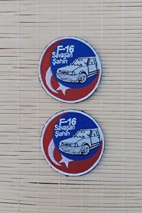 F 16 Savasan Sahin Nakis İslemeli Arma Pec Patch