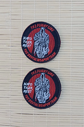 192. Flight Line Nato Tiger Meet The Brutal Weaponteam Nakis İslemeli Arma Pec Patch