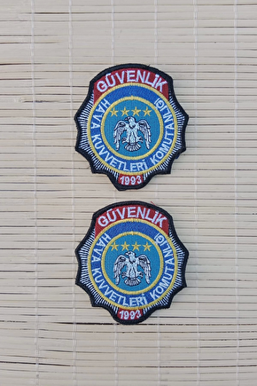 Hava Kuvvetleri Komutanligi Guvenlik 1993 Nakis İslemeli Arma Pec Patch