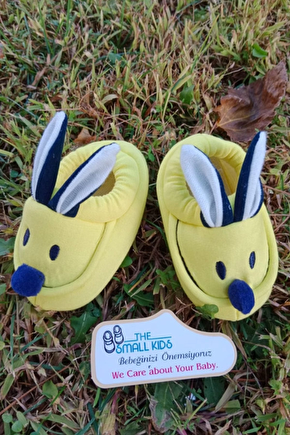 Sari Lacivert Renkli İci Pamuklu Bilek Kismi Lastikli Organik Ortopedik Cocuk Bebek İlkadim Patik Kanvas Sneaker Casual 