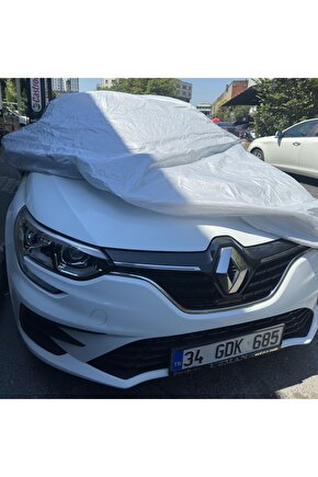 Renault Megane Uyumlu Oto Branda | Su Geçirmez Araba Örtüsü + Taşıma Çantası