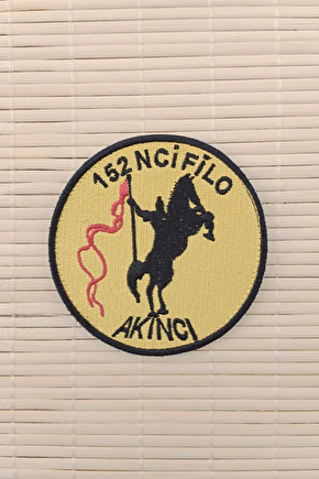 152 Nci Filo Akinci Yazili Nakis İslemeli Arma Pec Patch