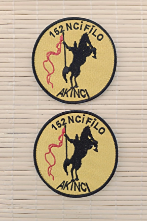 152 Nci Filo Akinci Yazili Nakis İslemeli Arma Patch Pec