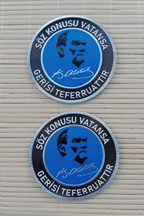Soz Konusu Vatansa Gerisi Teferruattir 3d Termoplastik Silikon Kabartma Arma Patch Pec