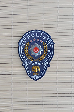 Polis Gogus Armasi Emniyet Mudurlugu 1845 Polis Genel 3d Silikon Kabartma Mont Ceket Gogus Arma Pec
