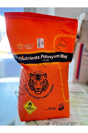 Nutrients Potasyum Nitrat Gübre 13-0-46 25 Kg